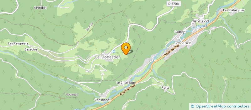 localisation de l'entreprise SCI LE BREUIL  VILLEVOCANCE