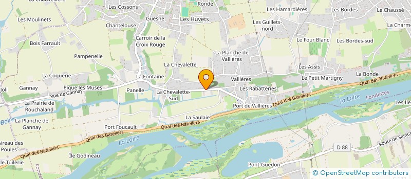 localisation de l'entreprise SCI LE BREUIL à FONDETTES