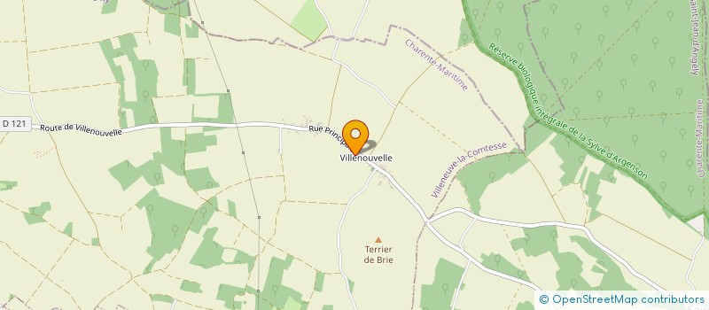 localisation de l'entreprise SCI LE BREUIL  VILLENEUVE-LA-COMTESSE