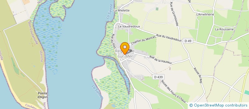 localisation de l'entreprise SCI LE BREUIL  REGNEVILLE-SUR-MER