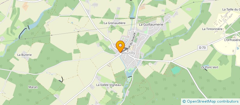 localisation de l'entreprise SCI LE BRIAND 4  NOUZILLY