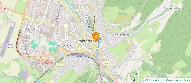 localisation de l'entreprise SCI LE BRIAND  PONTARLIER