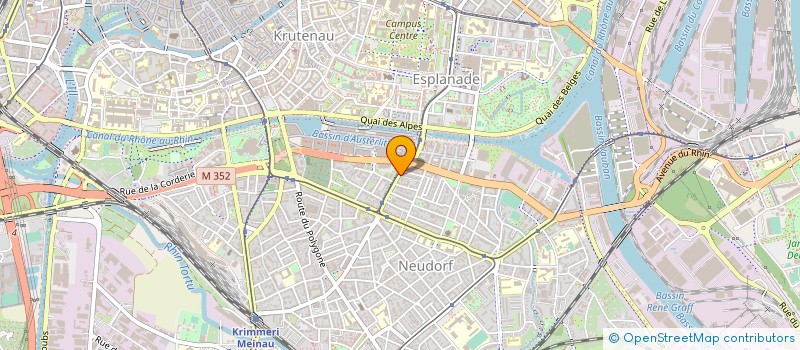 localisation de l'entreprise SCI LE BRIGADIER  STRASBOURG