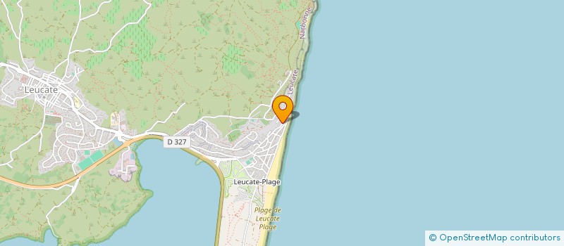 localisation de l'entreprise SCI LE BRIGANTI  LEUCATE