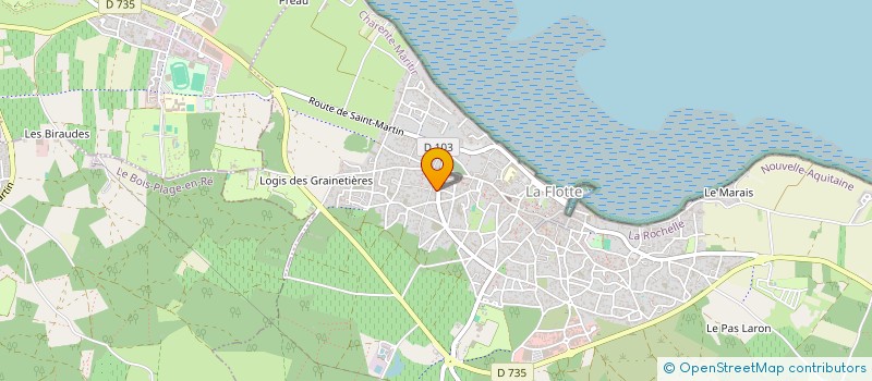 localisation de l'entreprise SCI LE BRIGANTIN 17  LA FLOTTE