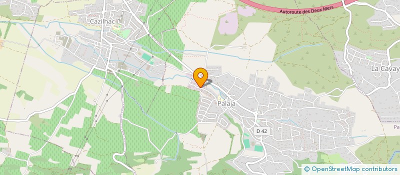 localisation de l'entreprise SCI LE BRIOLET  PALAJA