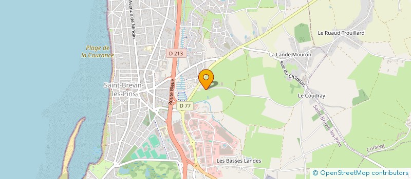 localisation de l'entreprise SCI LE BRIORD CADO à SAINT BREVIN LES PINS