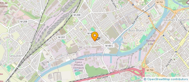 localisation de l'entreprise SCI LE BRIQUE à LILLE