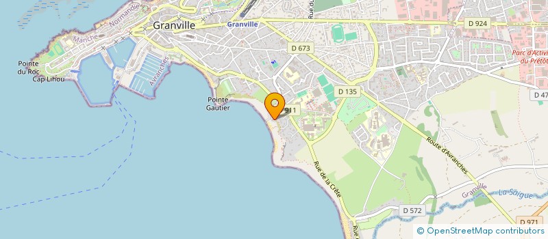 localisation de l'entreprise SCI LE BRIS FAMILY  GRANVILLE