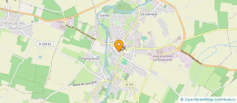 localisation de l'entreprise SCI LE BRISTEL  MATHA