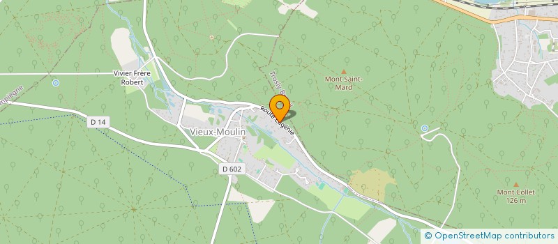 localisation de l'entreprise SCI LE BRISTOL  VIEUX-MOULIN