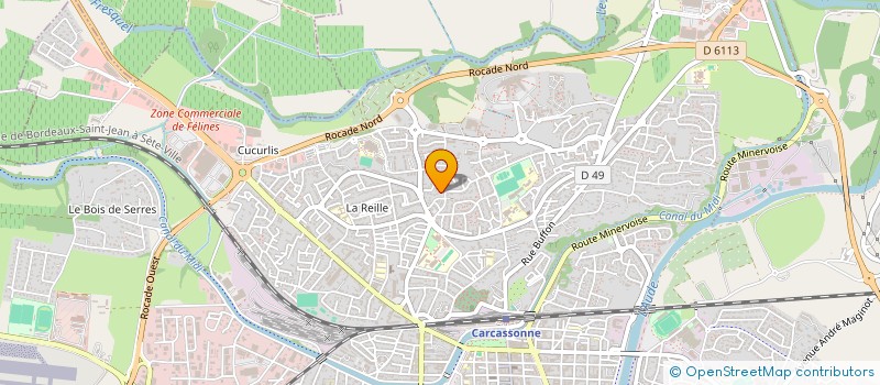 localisation de l'entreprise SCI LE BRISTOLT à CARCASSONNE