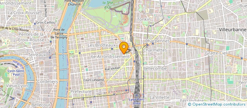 localisation de l'entreprise SCI LE BRITANNIA  LYON