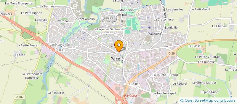 localisation de l'entreprise SCI LE BRIX à PACE