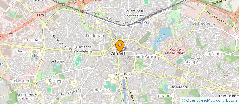 localisation de l'entreprise SCI LE BRIX à VANNES