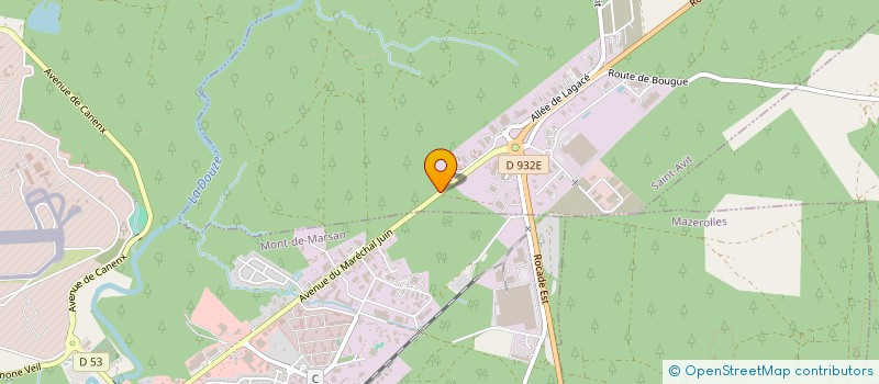 localisation de l'entreprise SCI LE BROC  SAINT-AVIT