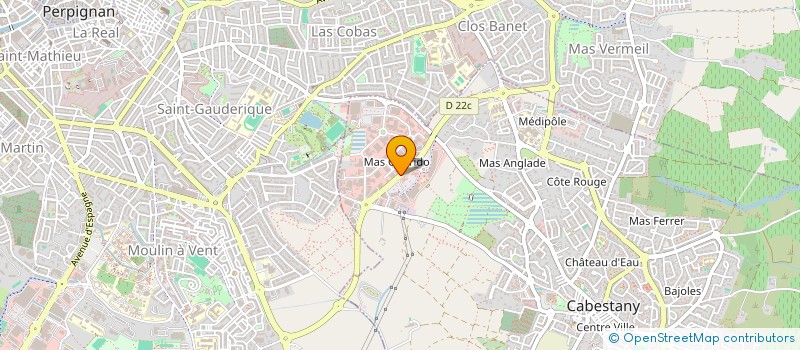 localisation de l'entreprise SCI LE BROGLIE  CABESTANY