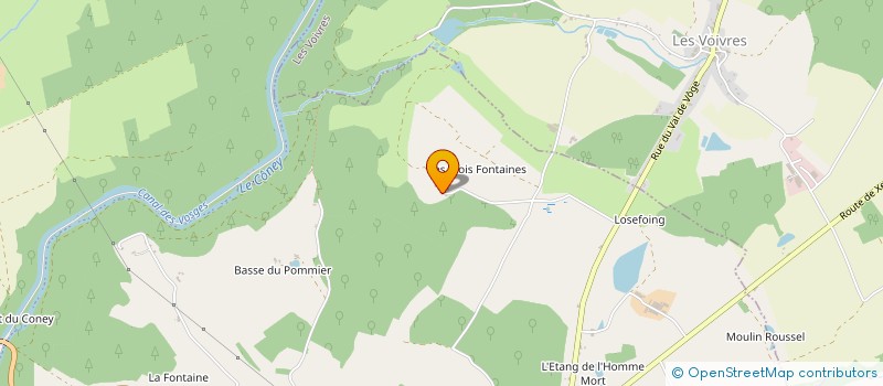 localisation de l'entreprise SCI LE BROT  LA VOGE-LES-BAINS