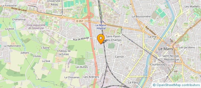 localisation de l'entreprise SCI LE BROUILLARD  LE MANS