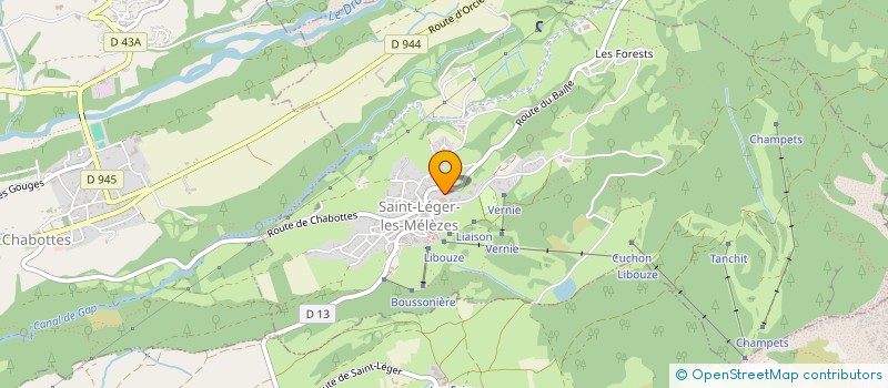 localisation de l'entreprise SCI LE BRUDOU  SAINT-JEAN-SAINT-NICOLAS