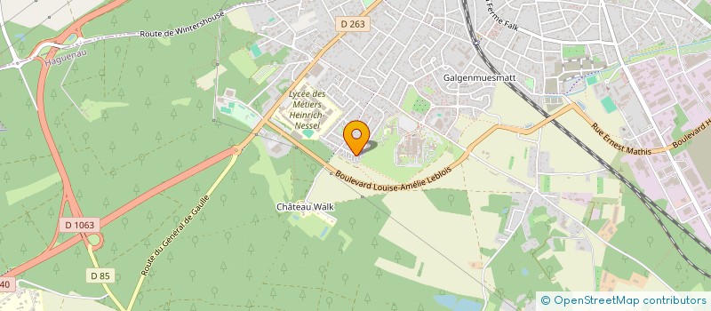 localisation de l'entreprise SCI LE BRUME  HAGUENAU