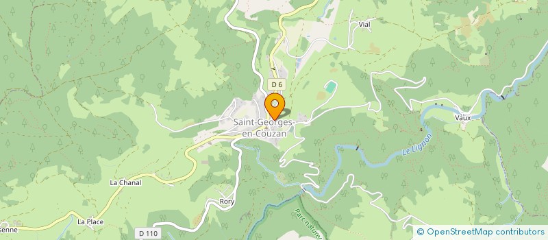 localisation de l'entreprise SCI LE BRUYASSON  SAUVAIN