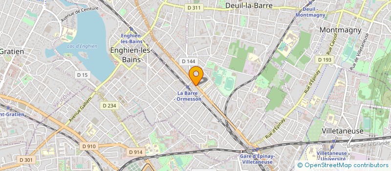 localisation de l'entreprise SCI LE BUA  DEUIL-LA-BARRE