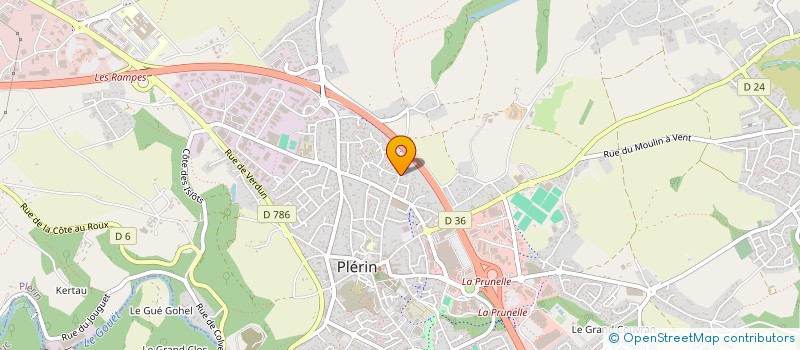 localisation de l'entreprise SCI LE BUCHON  PLERIN