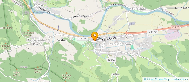 localisation de l'entreprise SCI LE BUGOT à PRAT-BONREPAUX