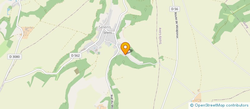 localisation de l'entreprise SCI LE BUIRON  SELENS