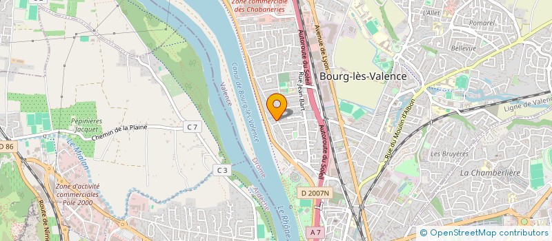 localisation de l'entreprise SCI LE BUIS  BOURG-LES-VALENCE