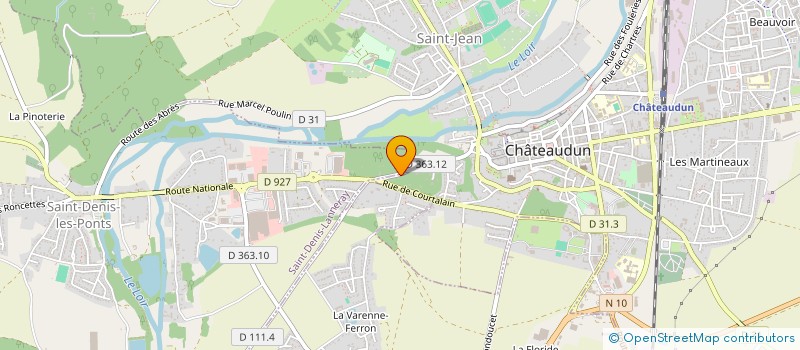 localisation de l'entreprise SCI LE BUISSON à CHATEAUDUN