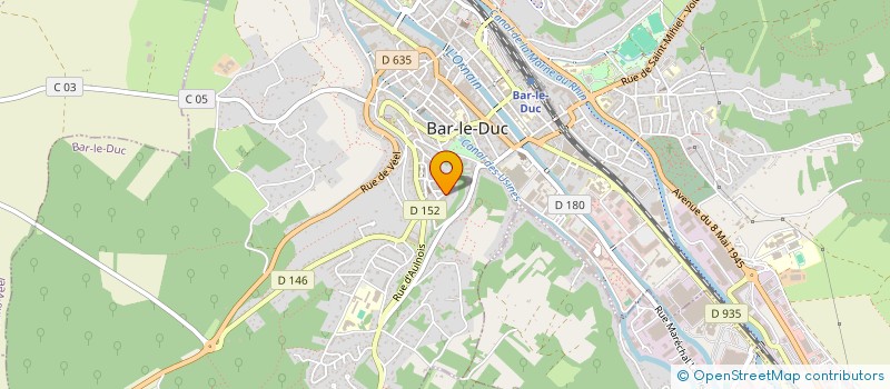 localisation de l'entreprise SCI LE BUISSON à BAR-LE-DUC