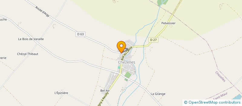 localisation de l'entreprise SCI LE BUISSON à CHEZELLES