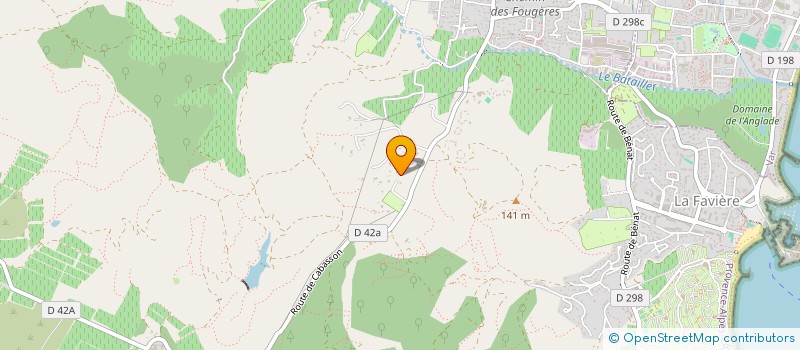 localisation de l'entreprise SCI LE BUISSON à BORMES-LES-MIMOSAS