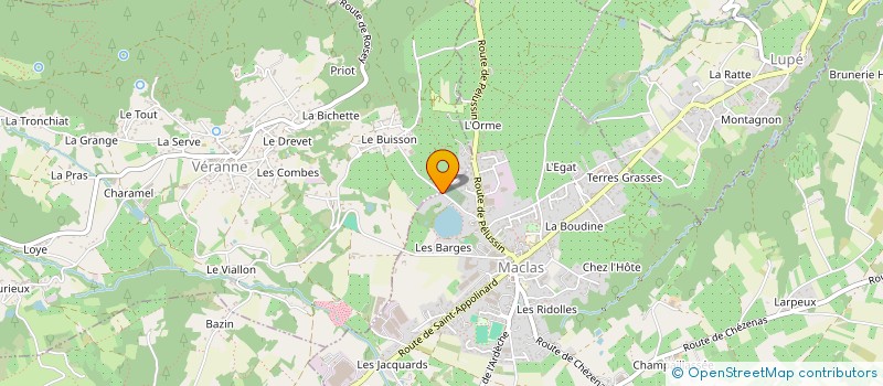 localisation de l'entreprise SCI LE BUISSON  VERANNE