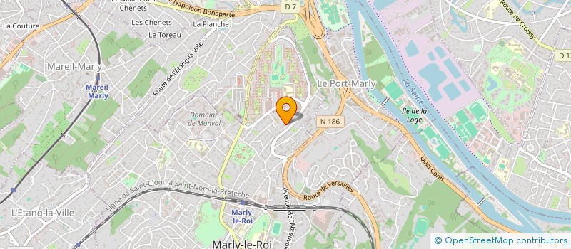 localisation de l'entreprise SCI LE BUISSON  MARLY-LE-ROI