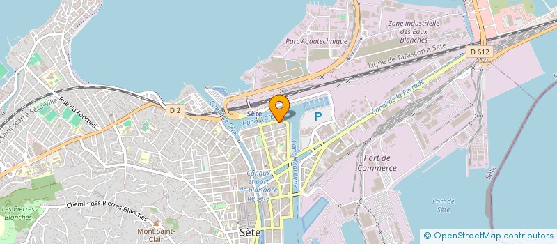 localisation de l'entreprise SCI LE BUISSON  SETE