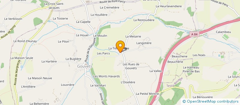 localisation de l'entreprise SCI LE BUISSON  GOUVETS