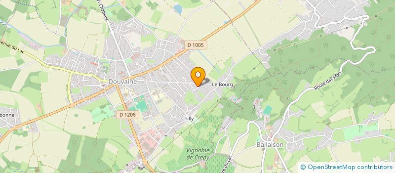 localisation de l'entreprise SCI LE BUISSON ROND  DOUVAINE