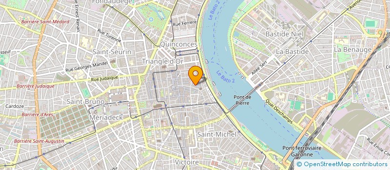 localisation de l'entreprise SCI LE BULOT HARDI  BORDEAUX