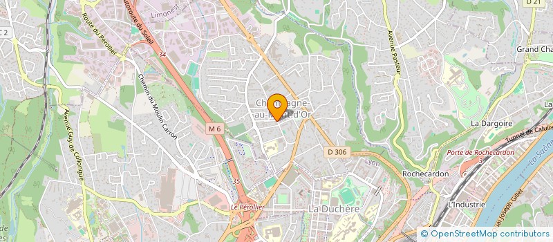 localisation de l'entreprise SCI LE BUREAU  CHAMPAGNE-AU-MONT-D'OR