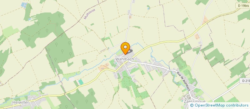 localisation de l'entreprise SCI LE BURGLIN  WAHLBACH