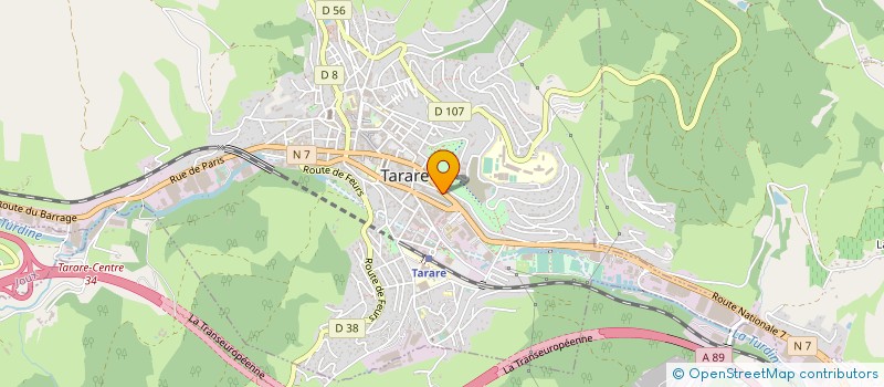 localisation de l'entreprise SCI LE BURIE  TARARE