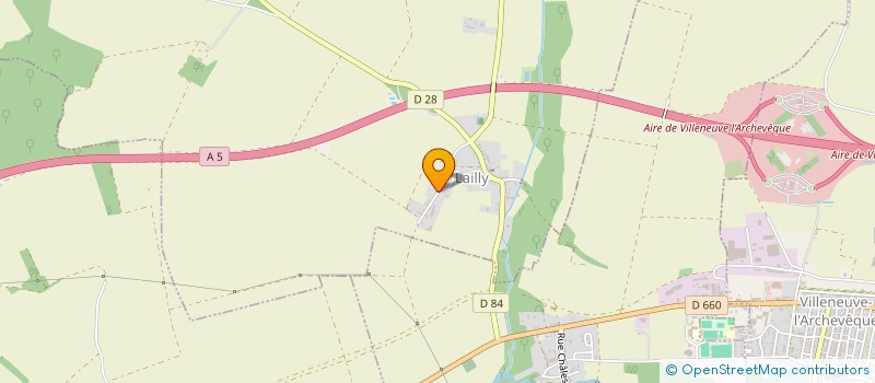 localisation de l'entreprise SCI LE BUTTOIR  LAILLY