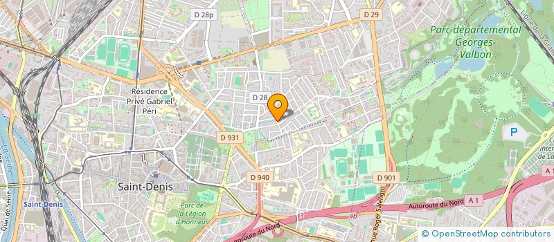 localisation de l'entreprise SCI LE C4J  SAINT DENIS