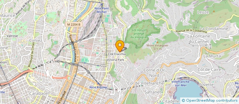 localisation de l'entreprise SCI LE CA LE MOI ET LE LA à NICE