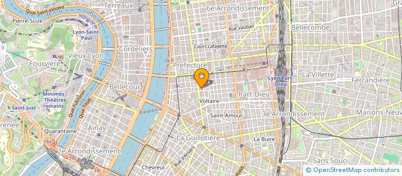 localisation de l'entreprise SCI LE CAB  LYON