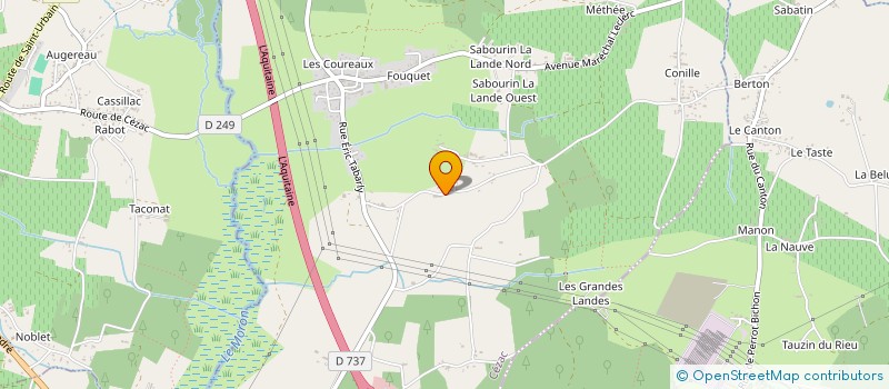 localisation de l'entreprise SCI LE CAB3  CEZAC