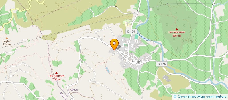 localisation de l'entreprise SCI LE CABANIS  FONTES